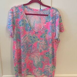 Lilly Pulitzer Etta V-Neck Top